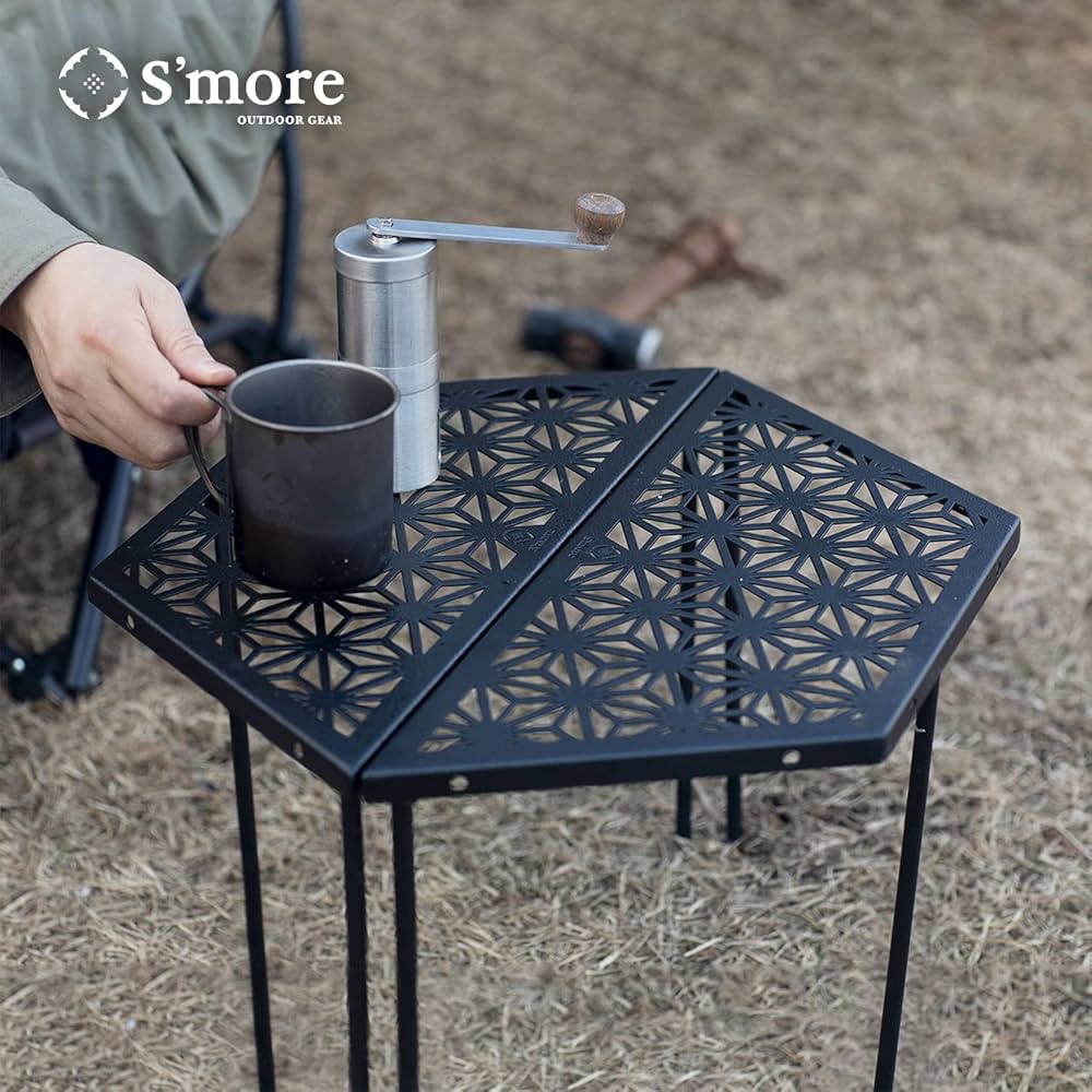 Amazon | S'more(スモア) 和柄アウトドアテーブル2枚セット キャンプ