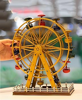 Amazon｜Fiskenet 観覧車 オーナメント 置物 遊園地 セット Rueda De
