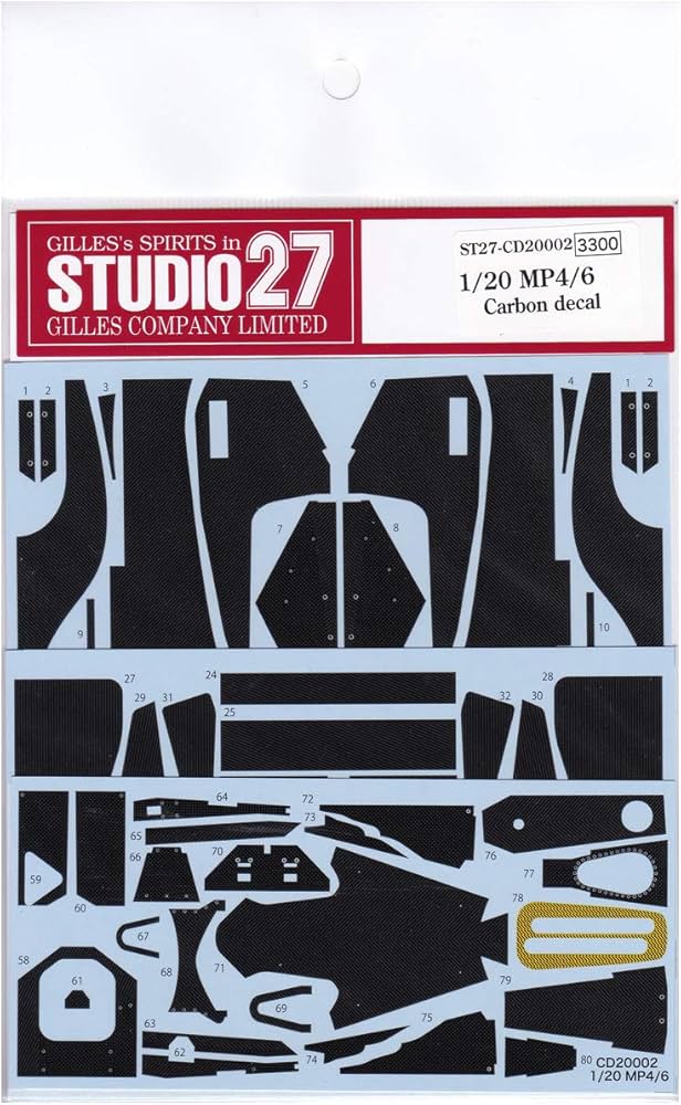 Amazon | 【STUDIO27/スタジオ27】1/20 マクラーレン MP4/6用カーボン