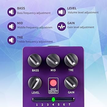 Amazon | FLAMMA FS06 デジタル プリアンプ ペダル 内蔵 キャビネット