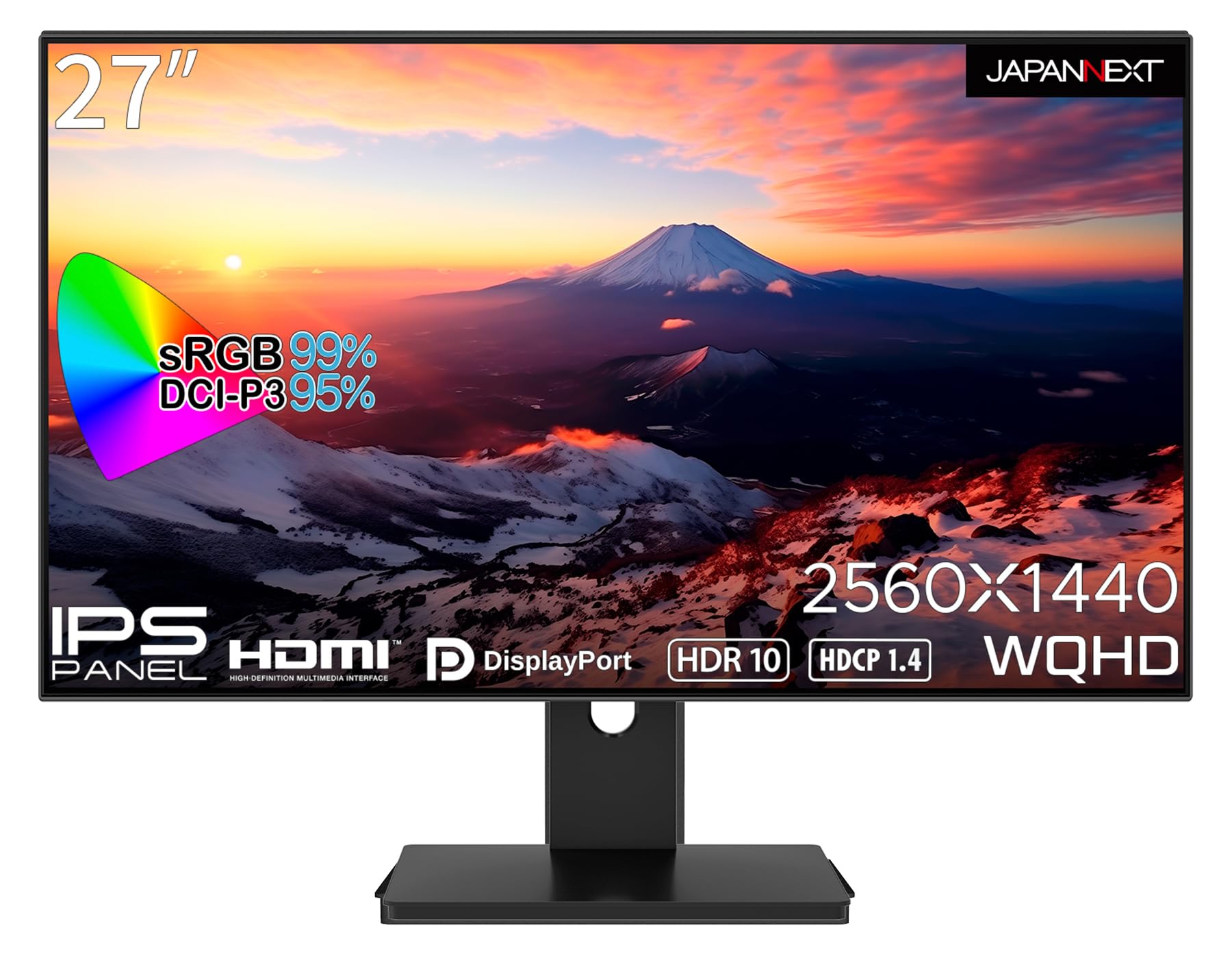 Amazon.co.jp: JAPANNEXT 27インチ モニター WQHD 2560x1440解像度 IPS