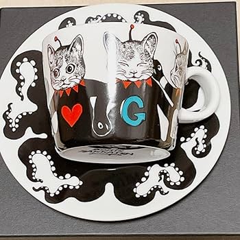 Amazon.co.jp: ボリス雑貨店 九谷焼 カップ＆ソーサー 2セット