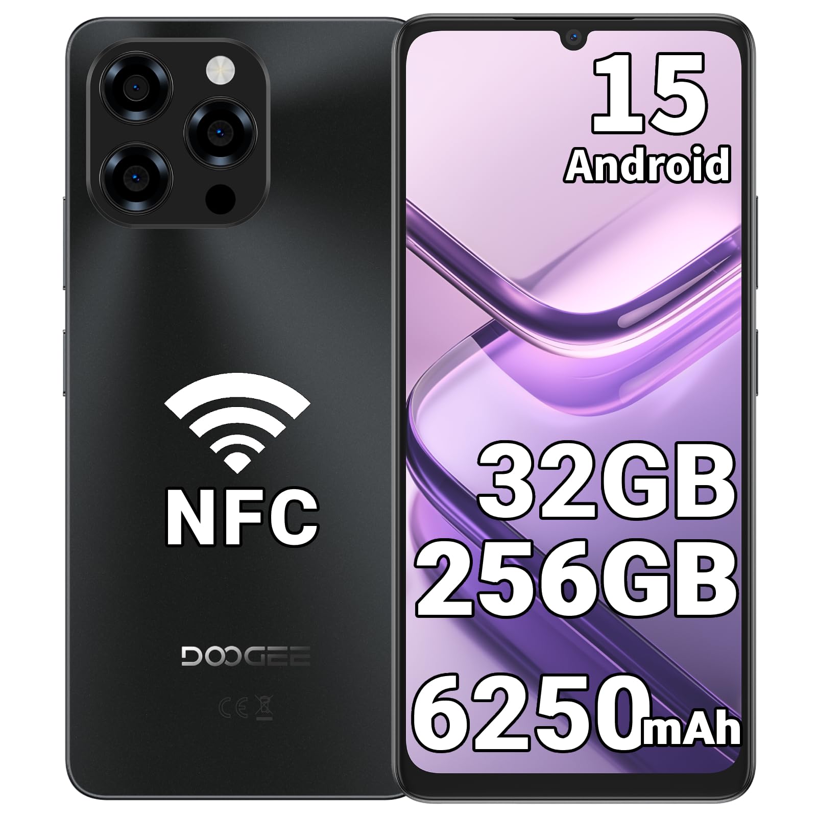 Amazon.co.jp: DOOGEE Note 58 Pro Smartphone Main Unit, Android 15