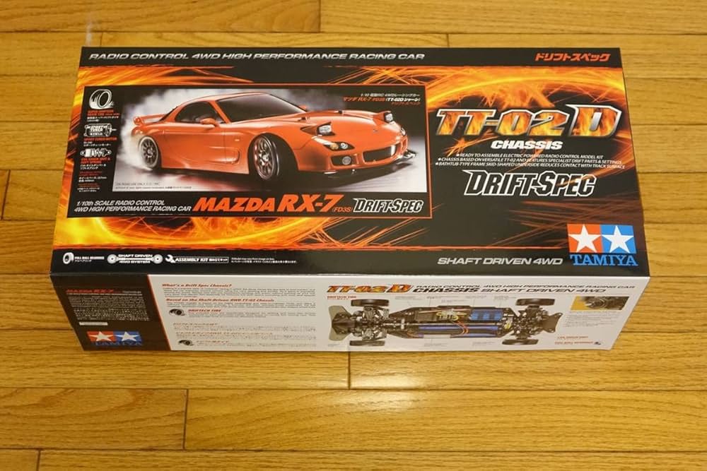 Amazon.co.jp: タミヤ TAMIYA TT-02D RX-7 FD3S DRIFTSPEC ドリフト