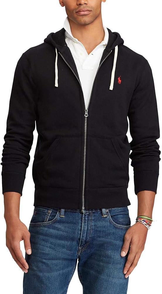 Amazon.com: Polo Ralph Lauren Classic Full-Zip Fleece Hooded