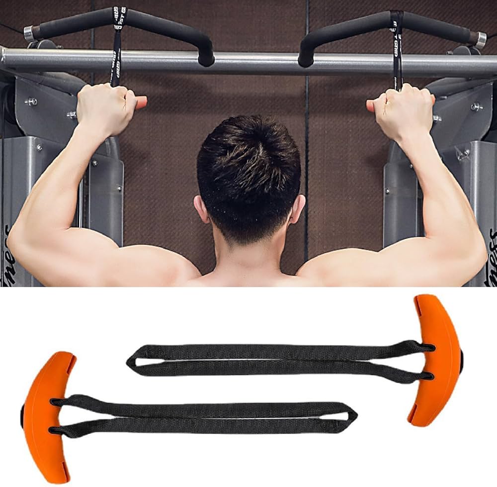 Amazon | CAWKAY 懸垂トレーニングチューブ グリップ 筋トレ 懸垂バー