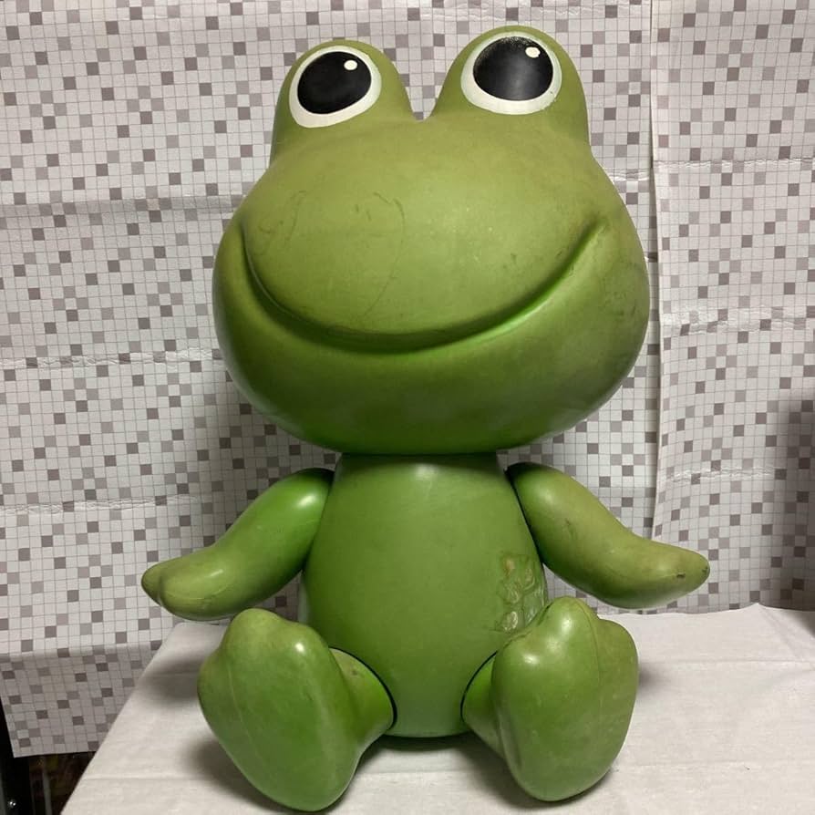 Amazon.co.jp: rttc昭和レトロ 当時物 店頭用 興和製薬 ケロちゃん人形