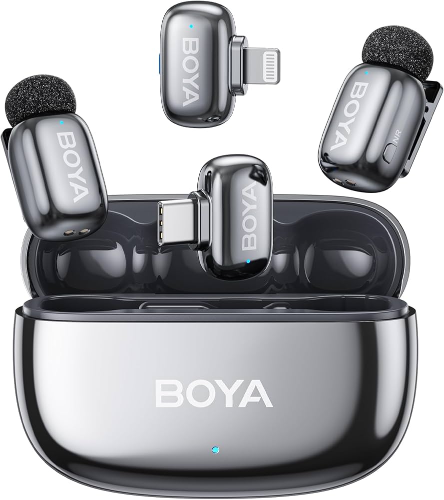 Amazon.co.jp: BOYA mini 2 ワイヤレスマイク 5g超軽量ピンマイク