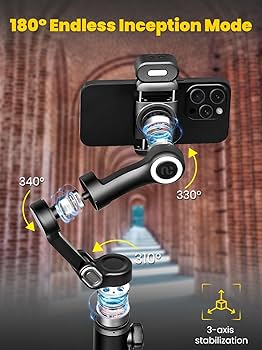 Amazon.co.jp: AOCHUAN スマホ3軸ジンバルスタビライザーキット OLED