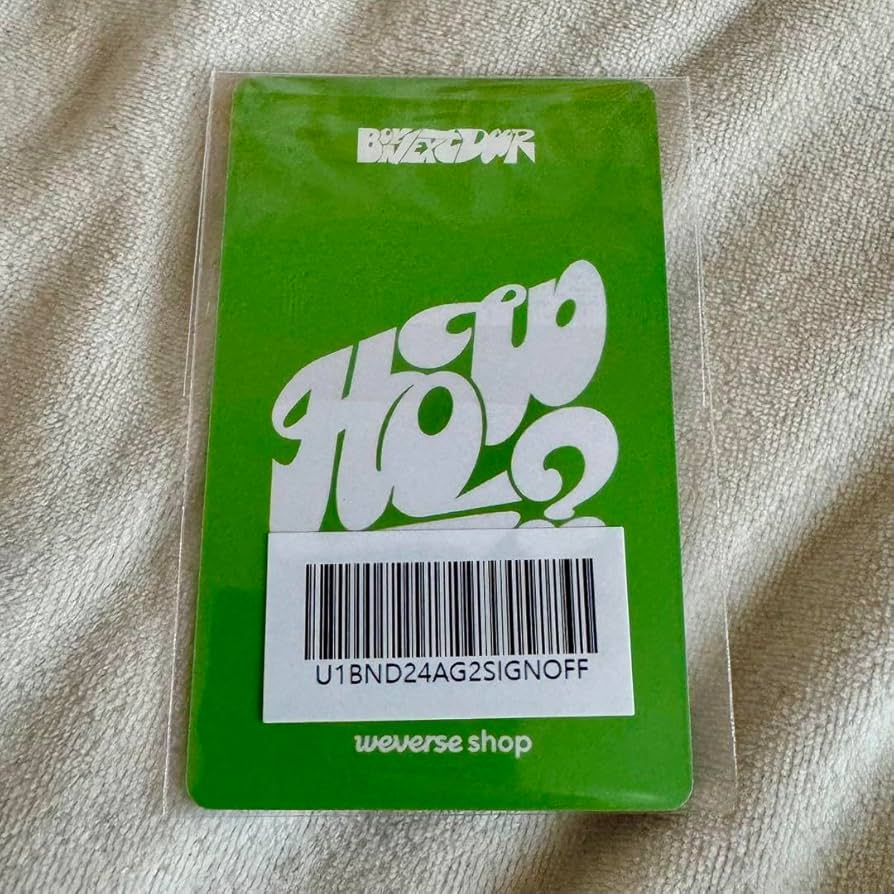 Amazon.co.jp: BOYNEXTDOOR ボネクド ボイネク HOW トレカ ジェヒョン