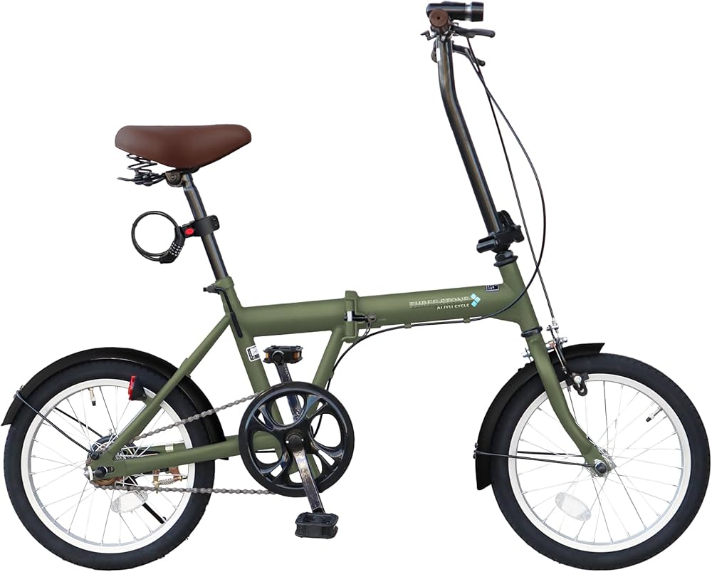 Amazon | AIJYU CYCLE 折りたたみ自転車 16 インチ 軽量 ミニベロ