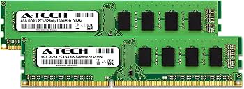 A-Tech 8GB (2x4GB) DDR3 1600MHz PC3-12800 CL11 DIMM 240-Pin Non