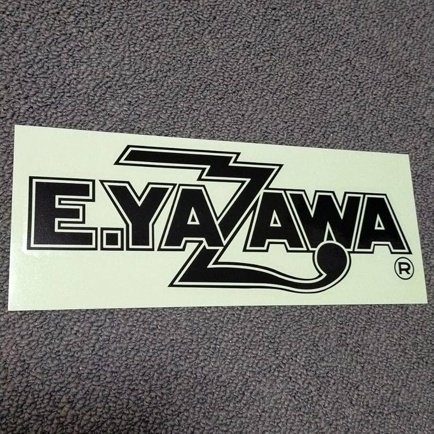 Amazon.co.jp: 矢沢永吉 ステッカー 定番ロゴ （ブラック） 1枚