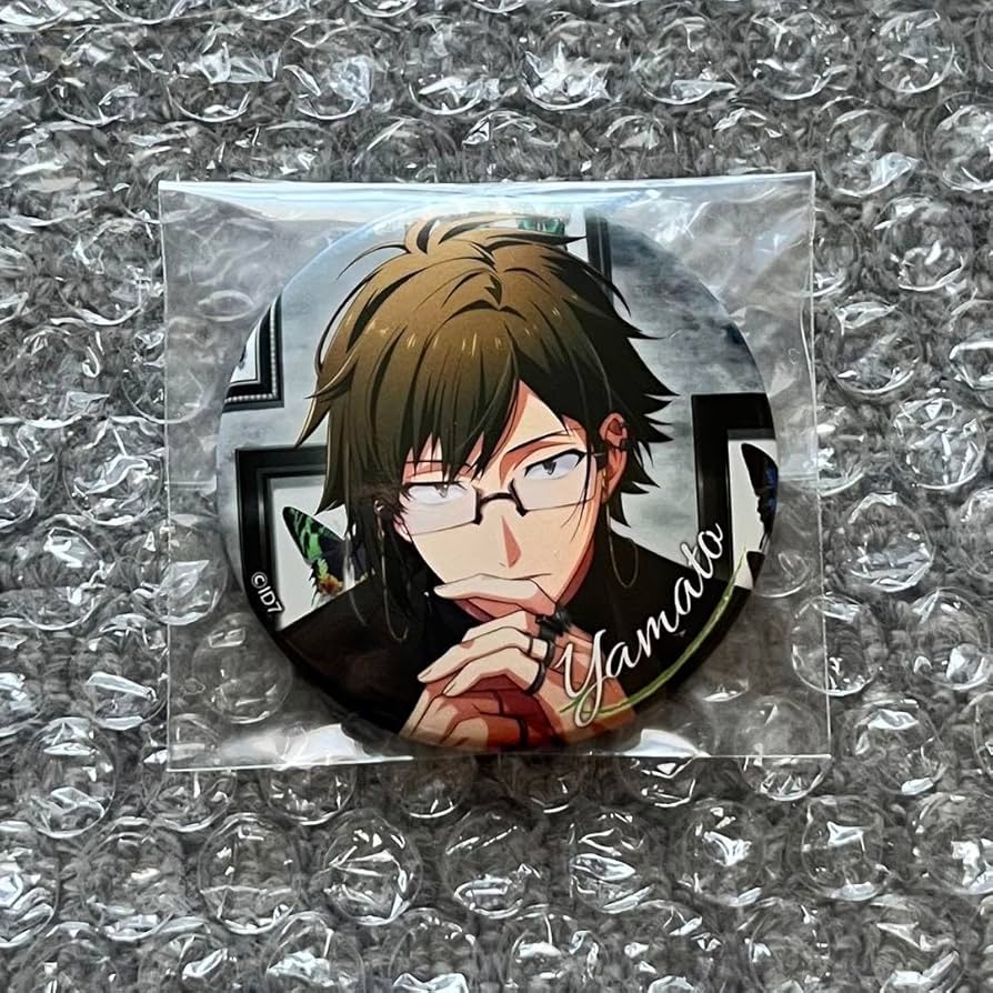 二階堂大和 缶バッジ ブラホワ 80個 アイナナ 二階堂大和 ブラホワ BW