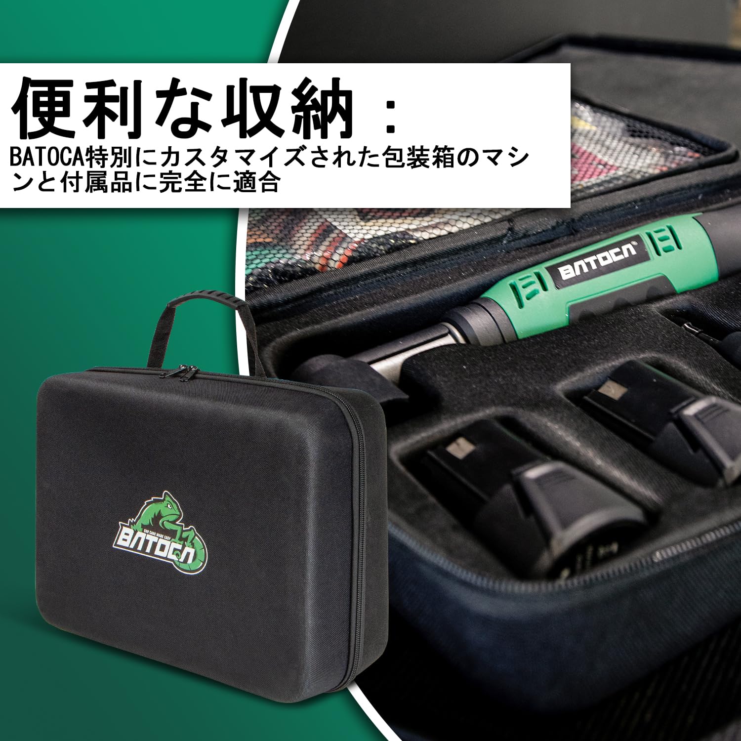 Amazon | BATOCA S6 ポリッシャー コードレス 充電式 電動ポリッシャー