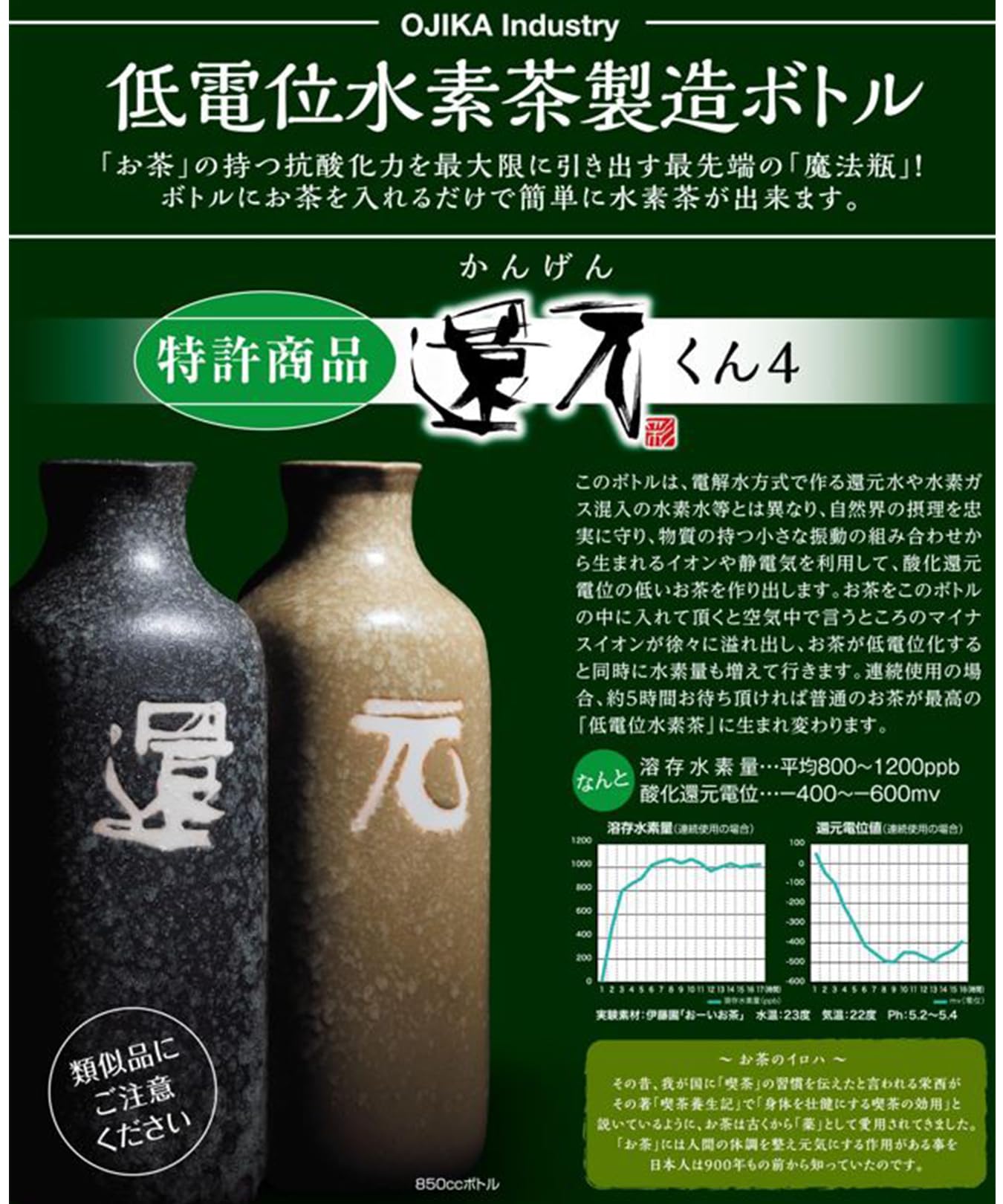Amazon｜【 正規代理店 】 還元くん 4 リーフブルー 水素茶 製造ボトル