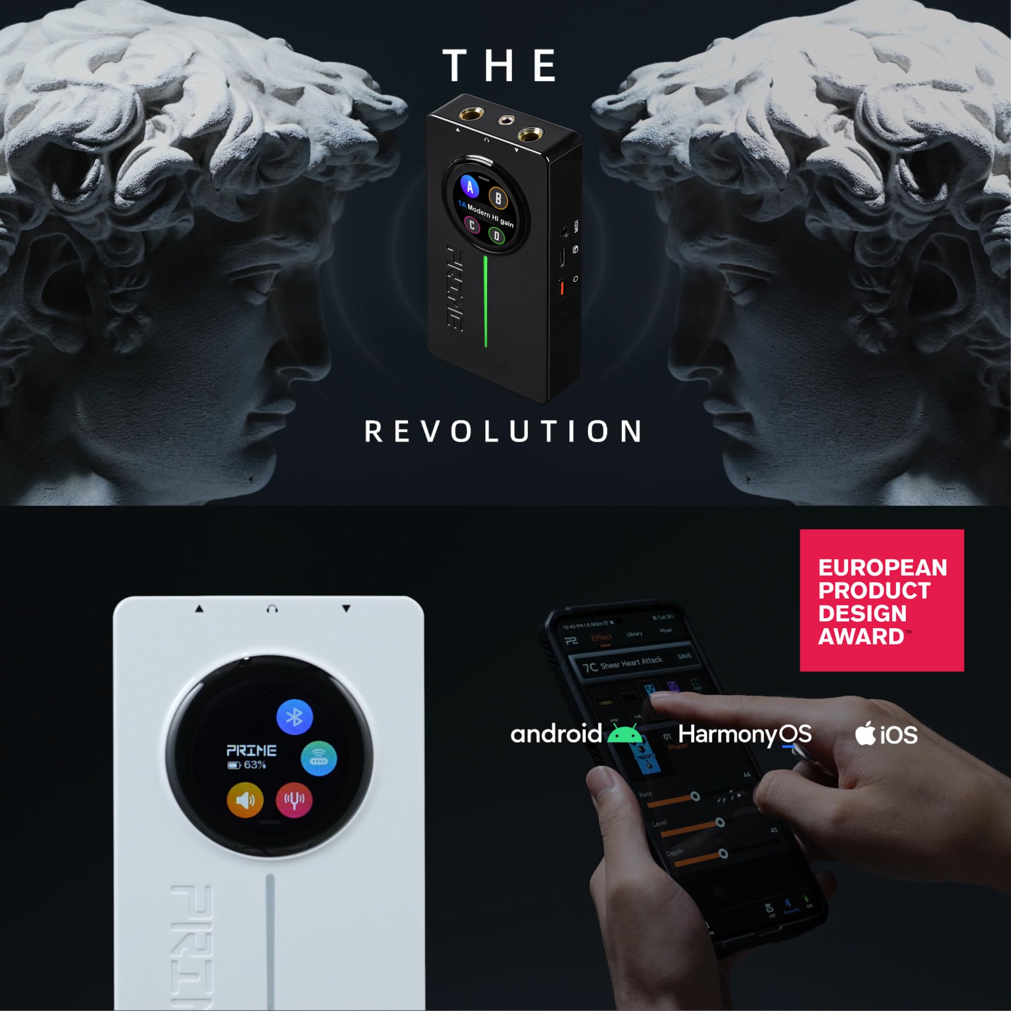 Amazon.com: MOOER Prime P2 Intelligent Guitar Multi Effects Pedal