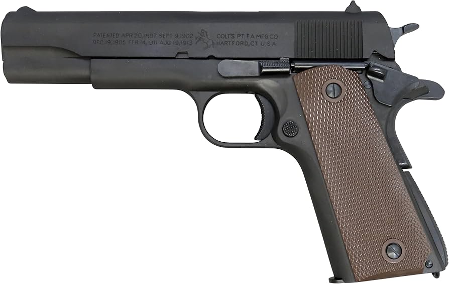 Amazon | マルシン ガバメント M1911A1 ブラックヘビーウエイト モデル