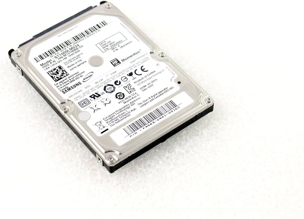 Amazon | Samsung/Seagate 1TB 2.5 inch 5400RPM SATA II Hard Disk