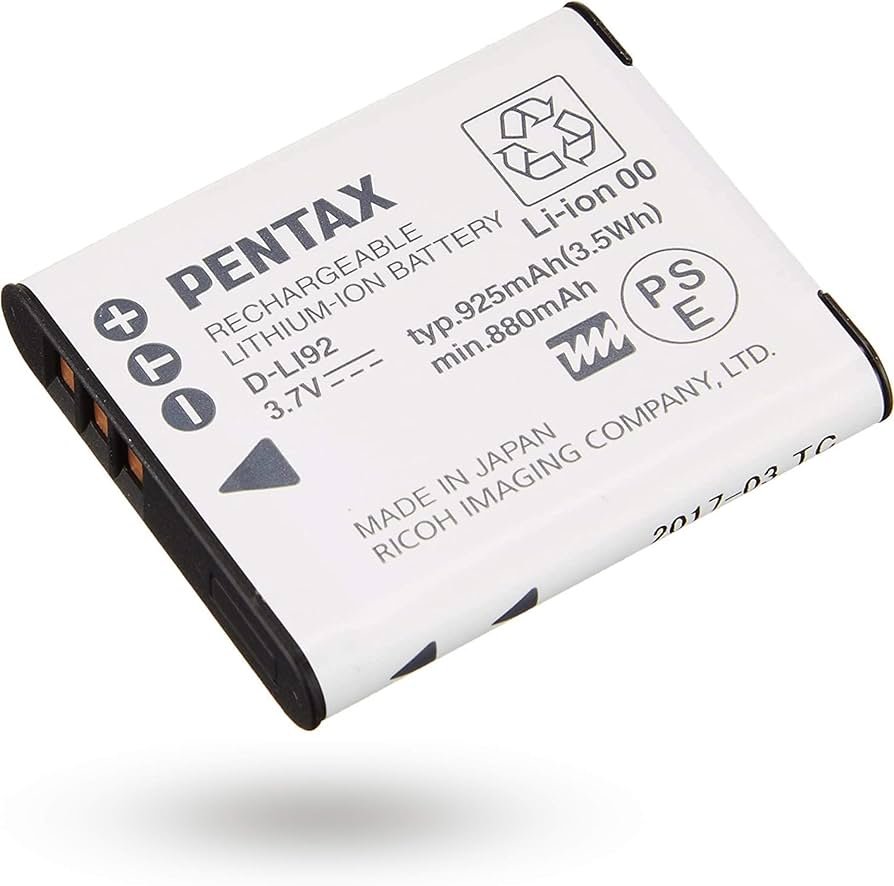 Amazon | ペンタックス PENTAX D-LI92 充電式リチウムイオンバッテリー