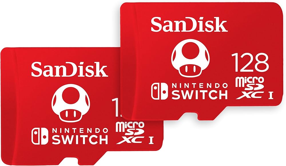 Amazon | SanDisk 128GB 2パック microSDXCカード、Nintendo Switch