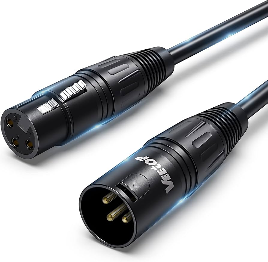 Amazon.co.jp: Veetop XLRケーブル キャノンケーブル マイク延長 オス