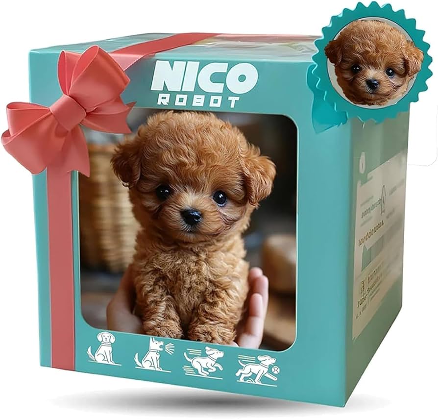 Amazon.co.jp: 2025新しいロボットドッグ、本物の子犬のように振る舞う