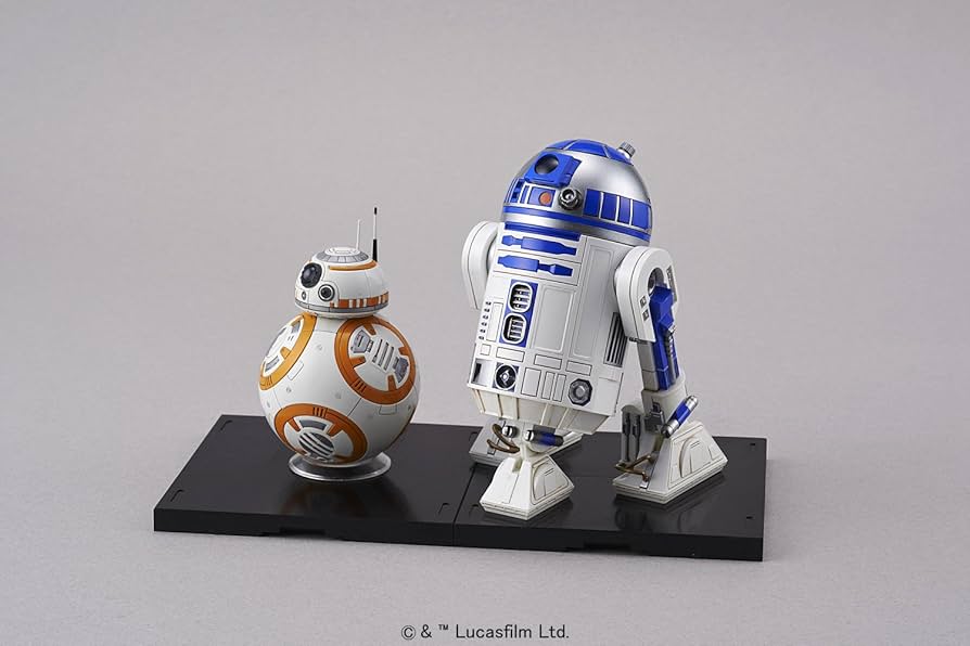 Amazon | スター・ウォーズ BB-8 & R2-D2 1/12スケール プラモデル