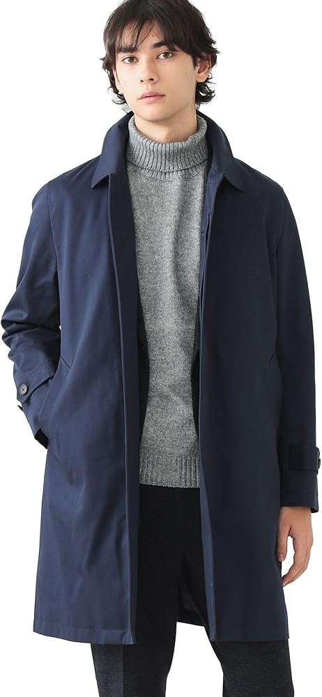 Amazon.co.jp: [ビームスハート] コート 撥水 ギャバジン ステンカラー