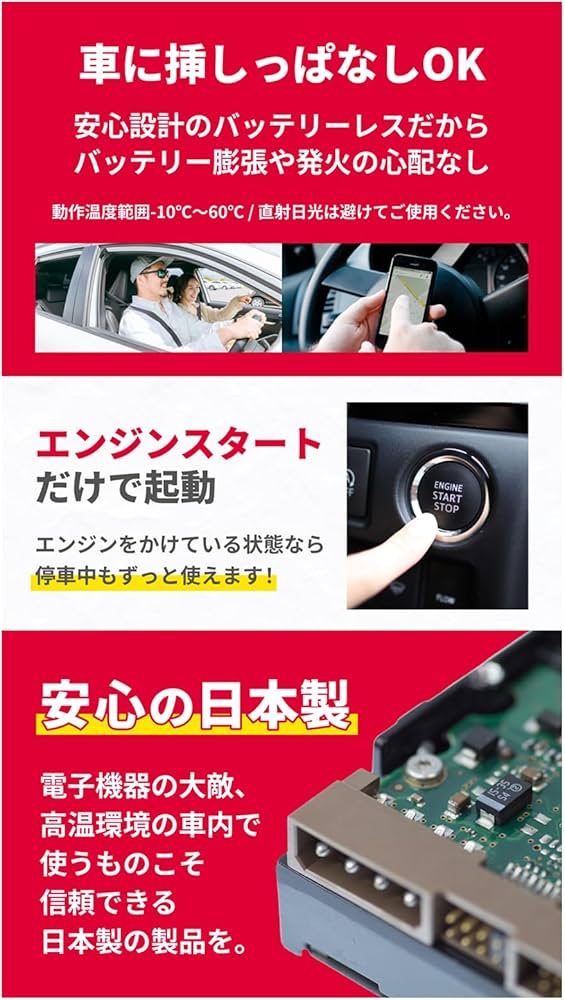 Amazon.co.jp: 【リチャージWiFi】10GB 365日 ギガ付き 車載wifi 日本