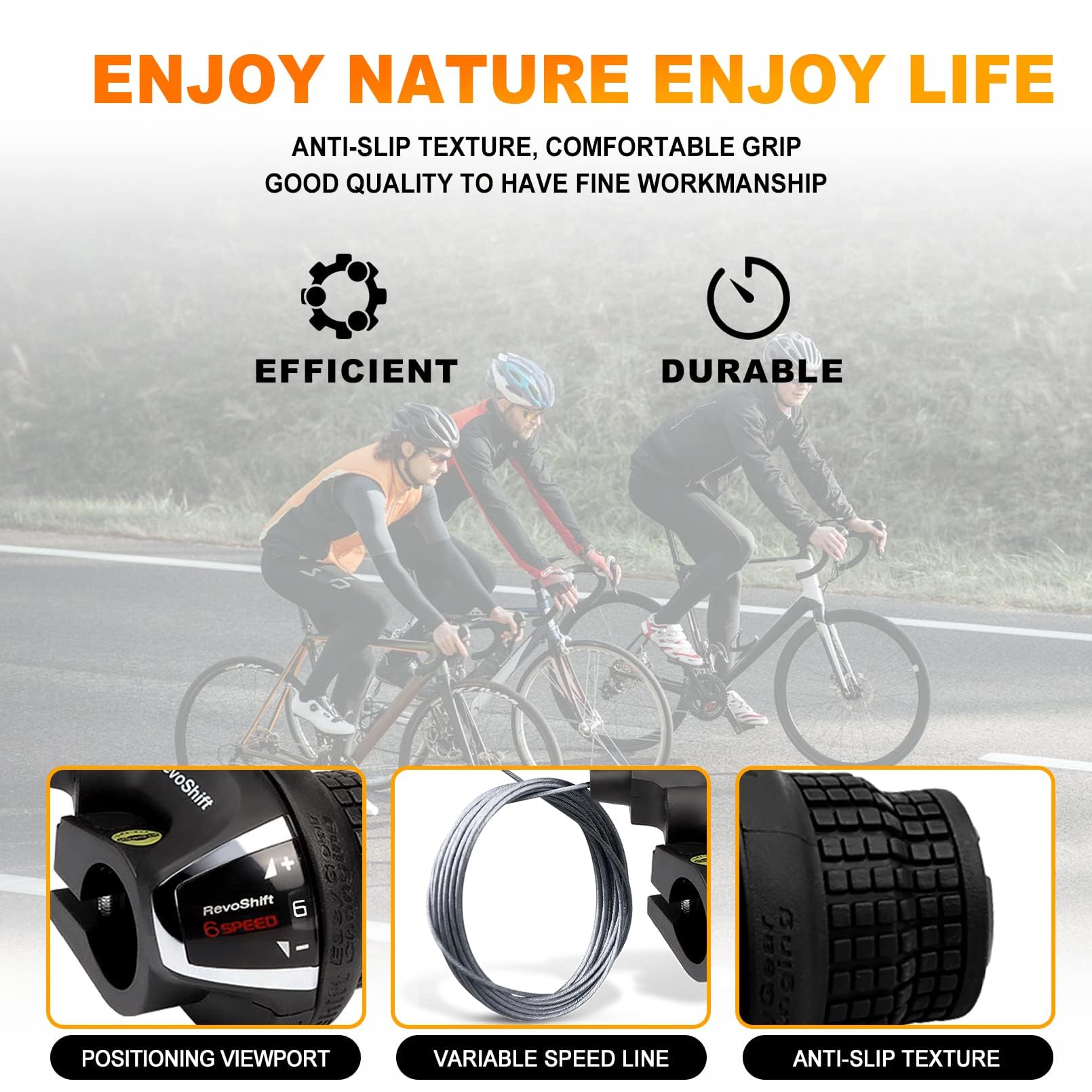 Amazon.co.jp: RainFlowwer Revoshift MTB バイク 右シフトレバー SL