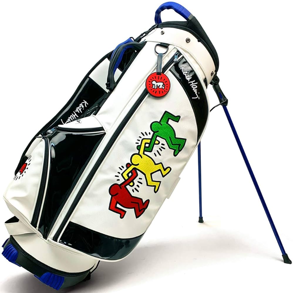 Amazon | キース・ヘリング Keith Haring キャディバッグ スタンド