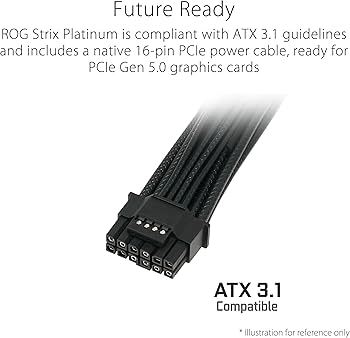 Amazon.com: ASUS ROG Strix 1200W Platinum (Fully Modular Power