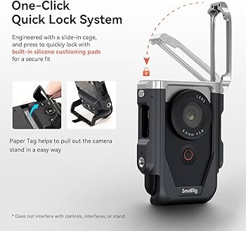 Amazon.com : SmallRig Cage Kit for Canon PowerShot V10 with Furry