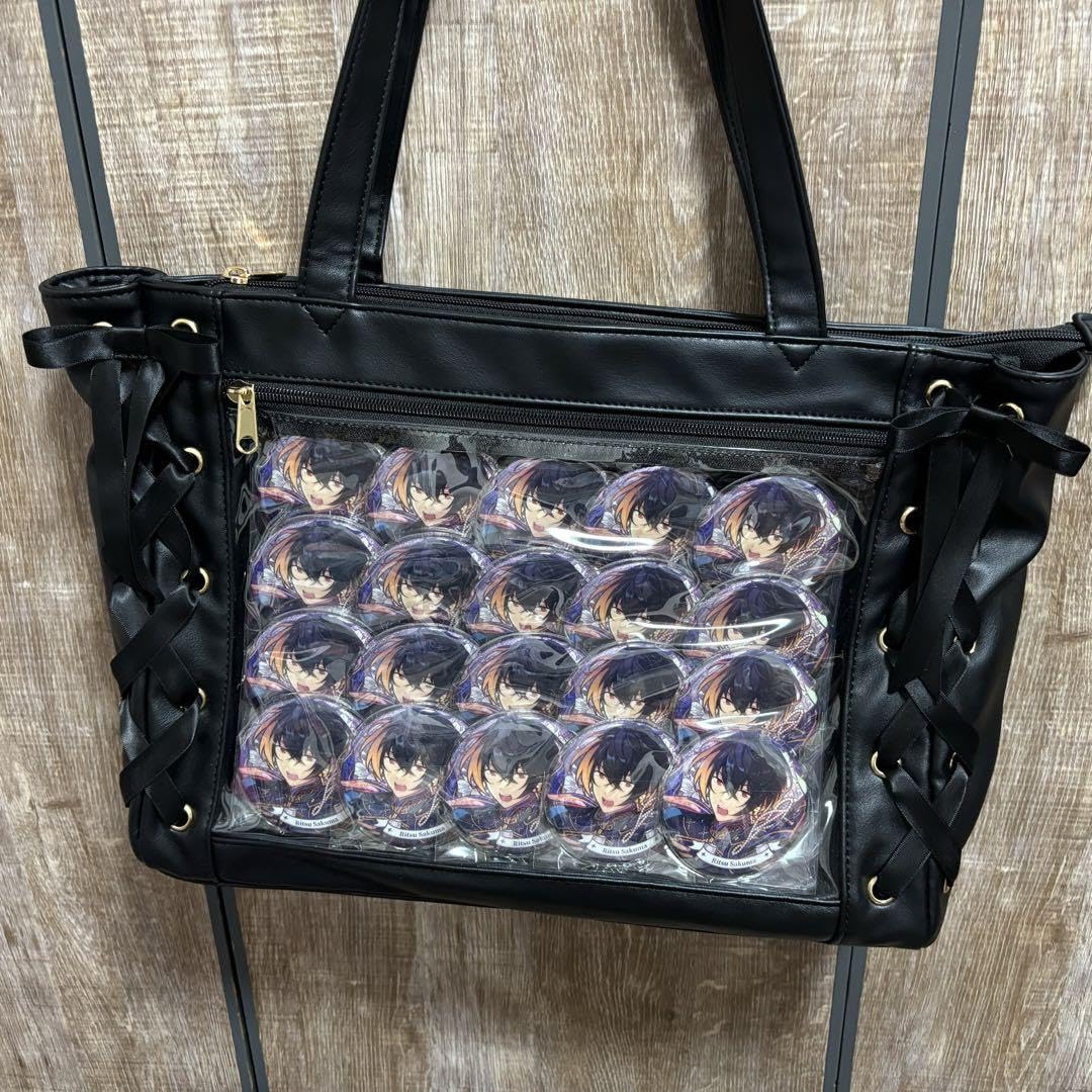 朔間凛月 ハート缶バッジβ 64個 痛バック 朔間凛月 ハート缶バッジβ