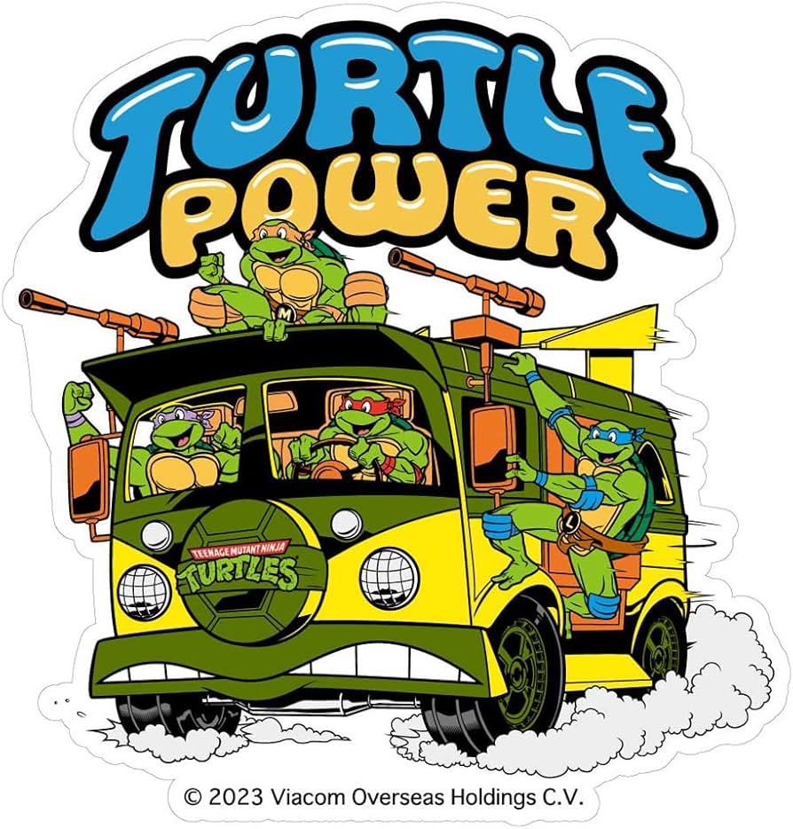 Amazon.co.jp: ミュータント・タートルズ ステッカー [5.TMNT-00003-5