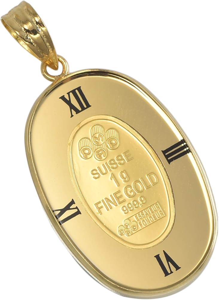 Amazon | [SPERANZA] K24 純金 マリア コインペンダント トップ K18枠