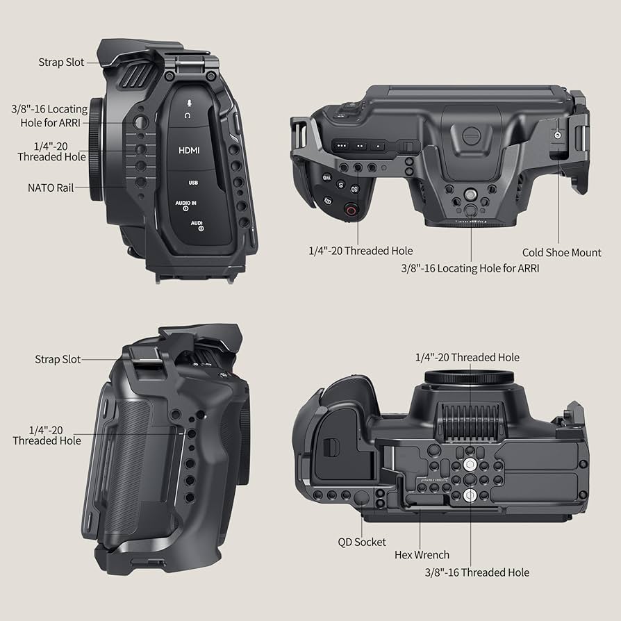 Amazon.com : SmallRig Cage for Blackmagic Design Cinema 6K, Only