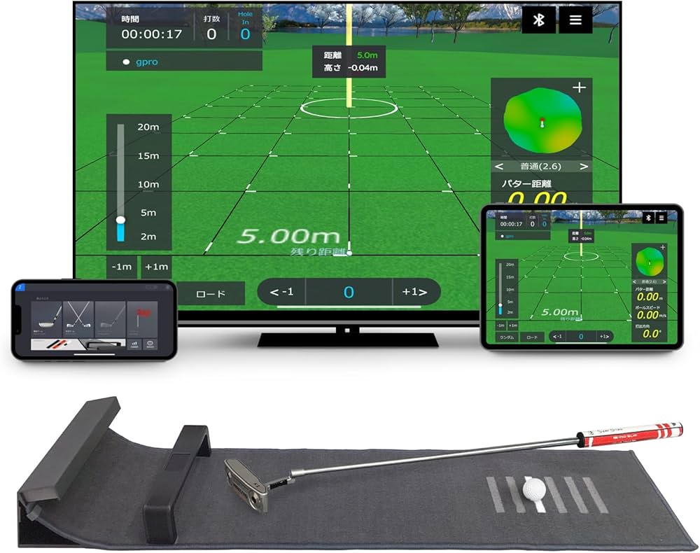 Amazon | ZEROPUTT(ゼロパット) パター練習マット パターマット練習