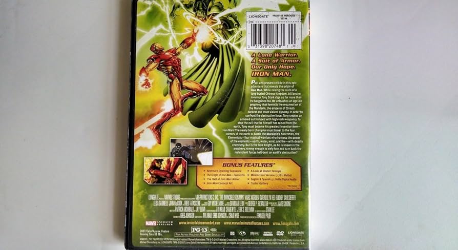Amazon.com: The Invincible Iron Man [DVD] : Marc Worden