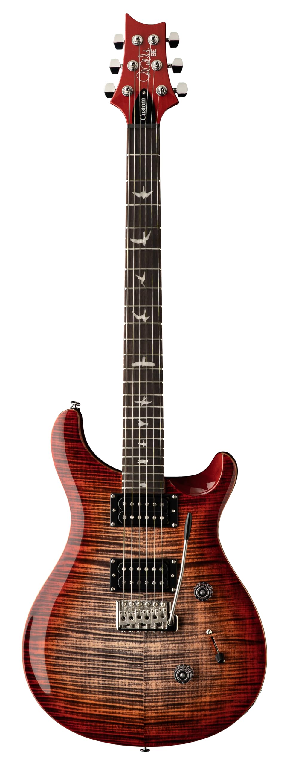 Amazon | PRS SE Custom 24 チャコールチェリーバースト バッグ付き
