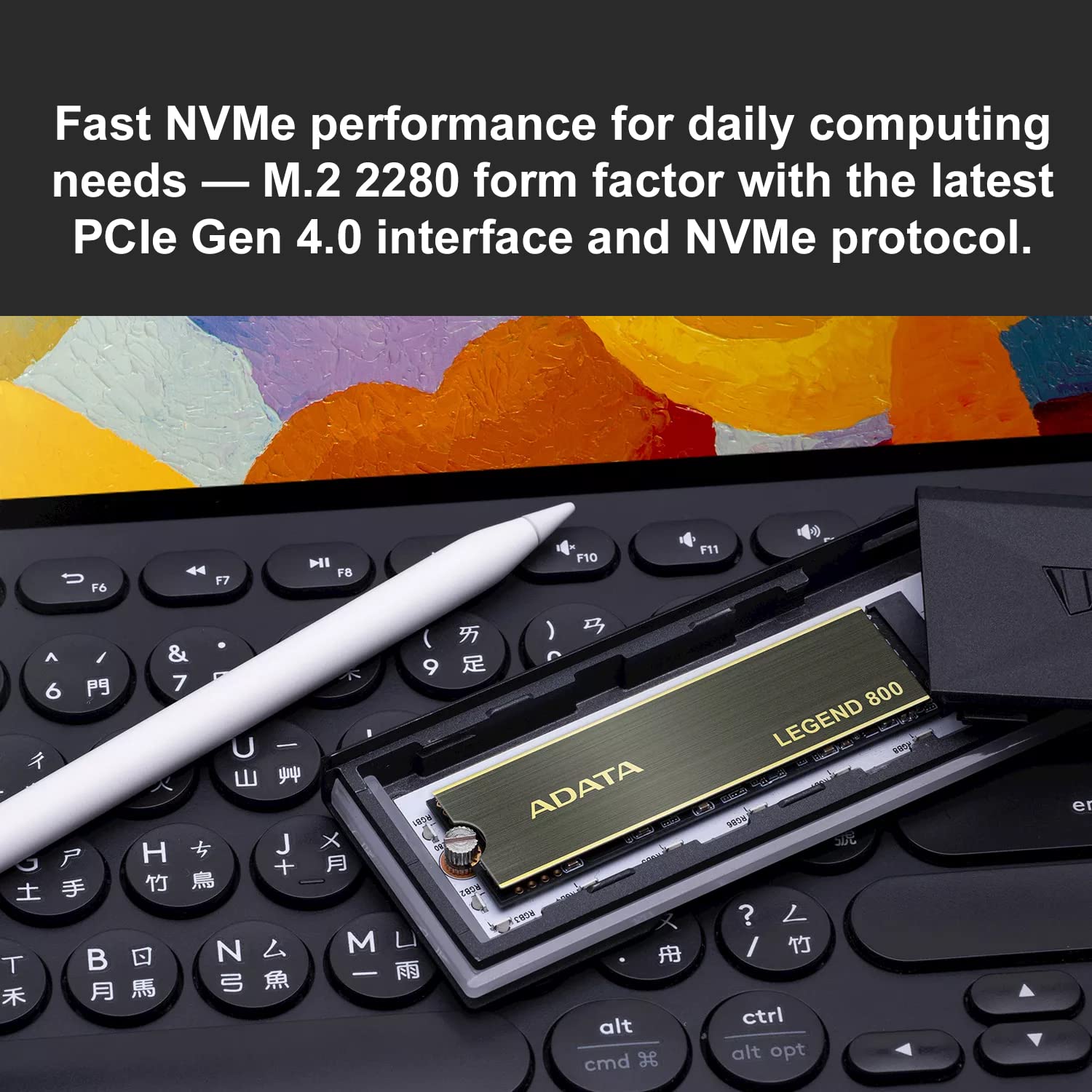 Amazon | ADATA 1TB SSD Legend 800 NVMe PCIe Gen4 x 4 M.2 2280 内蔵