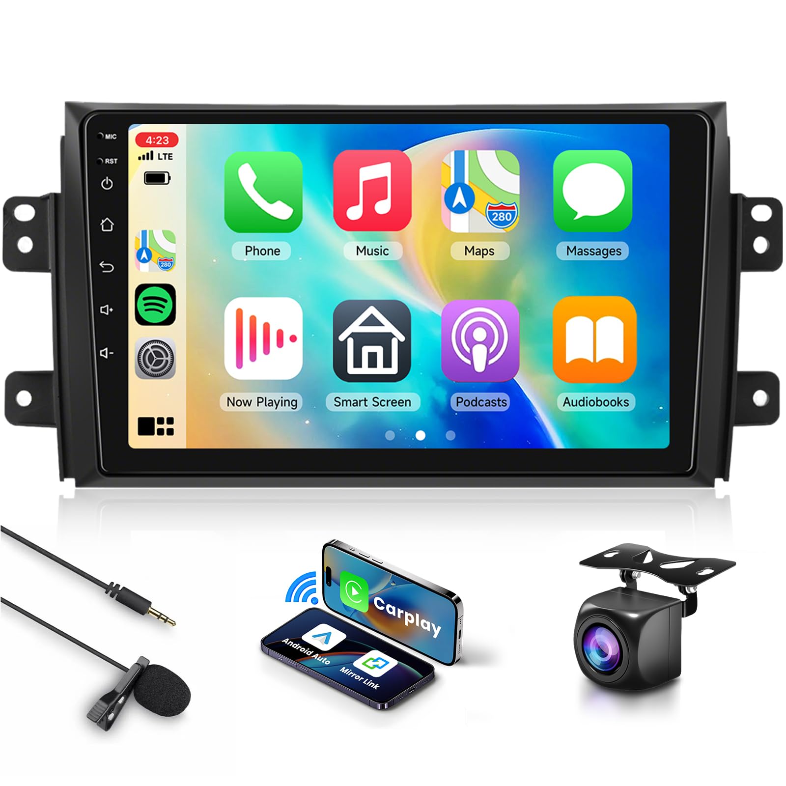Amazon.com: Android Car Stereo for Suzuki SX4 2006-2013 with