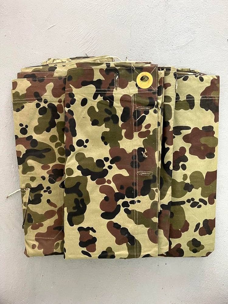 デッド ルーマニア軍幕 アメーバカモ1枚 ルーマニア軍幕 アメーバカモ