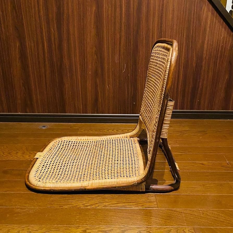 Amazon｜良品籐 ラタン 座椅子 椅子 レトロ ビンテージ アンティーク