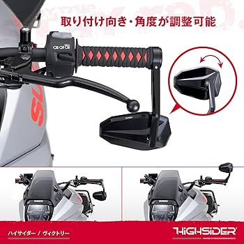 Amazon | デイトナ(Daytona) バーエンドミラー バイク 新保安基準適合