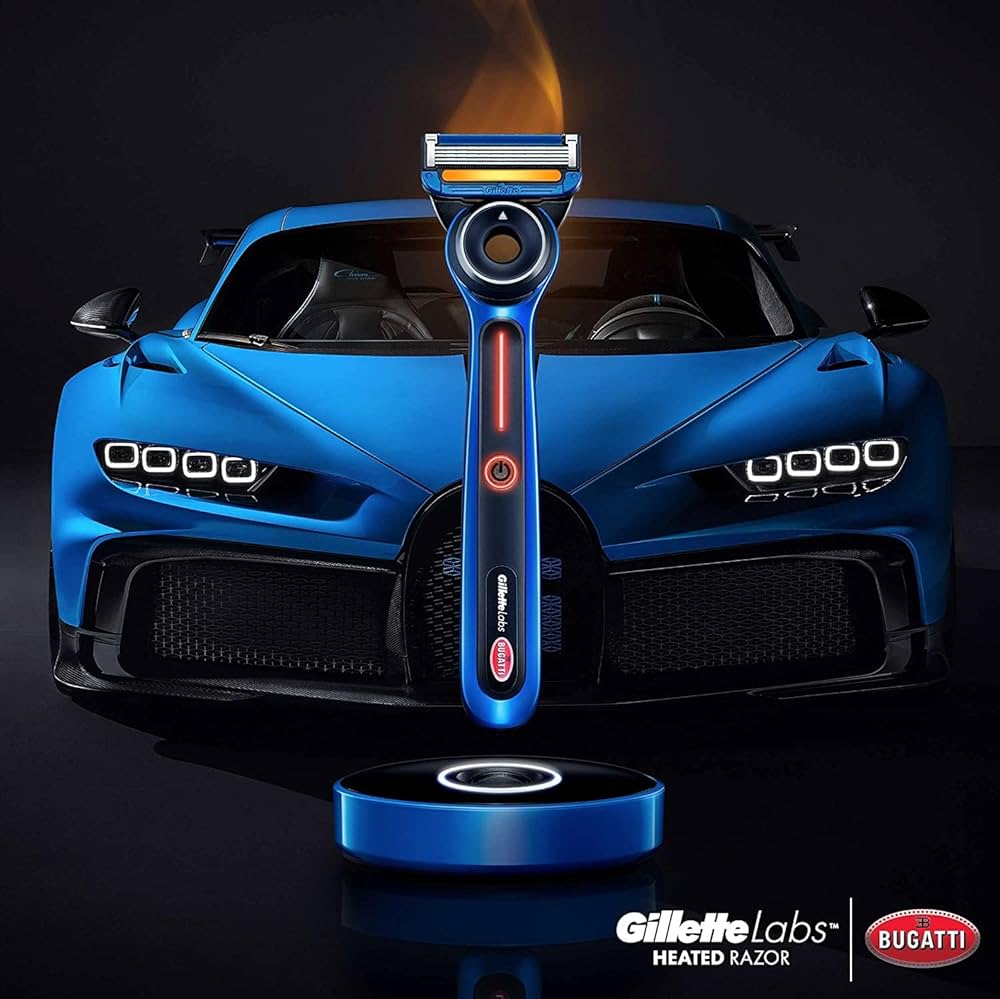 Amazon.com: Gillette Heated Razor for Men, Bugatti Limited Edition