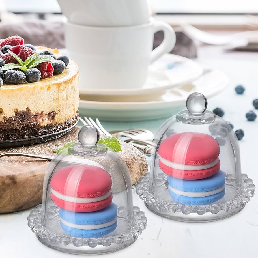 Amazon｜Cabilock 5個 ミニケーキドーム ケーキスタンド ケーキ