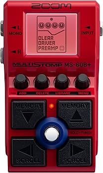 Amazon.co.jp: ZOOM MS-60B Plus ベースマルチエフェクター 100種以上