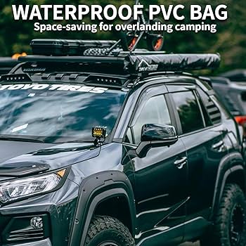 Amazon.co.jp: DANCHEL OUTDOOR カーオーニング プルアウト ルーフ